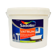 Sadolin Vatrum, Краска латексная водоэмульсионная полумат белый, 10 л Sadolin Vatrum, Краска латексная водоэмульсионная полумат белый, 10 л