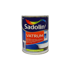 Sadolin Vatrum, Краска латексная водоэмульсионная полумат белый, 1 л