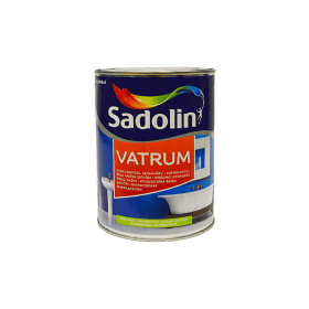 Sadolin Vatrum, Краска латексная водоэмульсионная полумат белый, 1 л