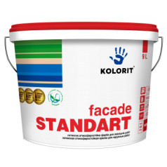 Колорит Фасад-Стандарт латексная краска, 9 л Колорит Фасад-Стандарт латексная краска, 9 л