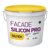 Siltek Facade Silicon Pro База С, Краска силиконовая премиум, 9 л